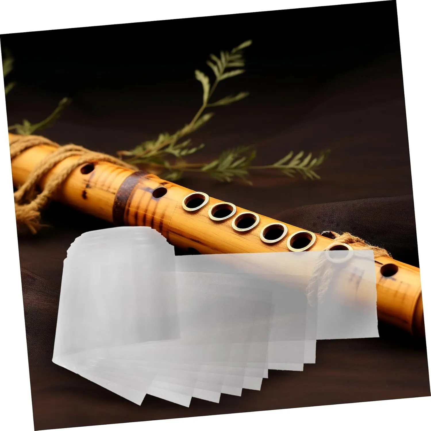 10 pcs Vertical Flute Storage Bag Durable Plastic Flute Case Protection for Musicians and Music Accessories