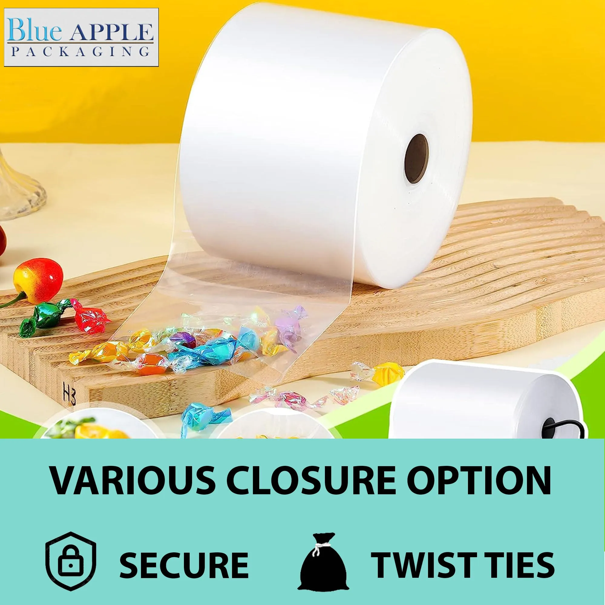 12 inch x 1075ft Poly Tubing Roll 4 Mil LDPE Low Density