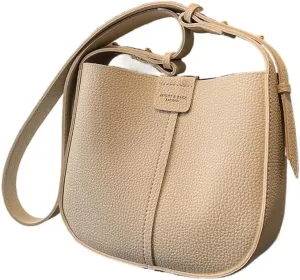 2025 New Crossbody Purses for Women Vegan Leather Bucket Bag Fashion Ladies Crossbody Handbag Shoulder Purse