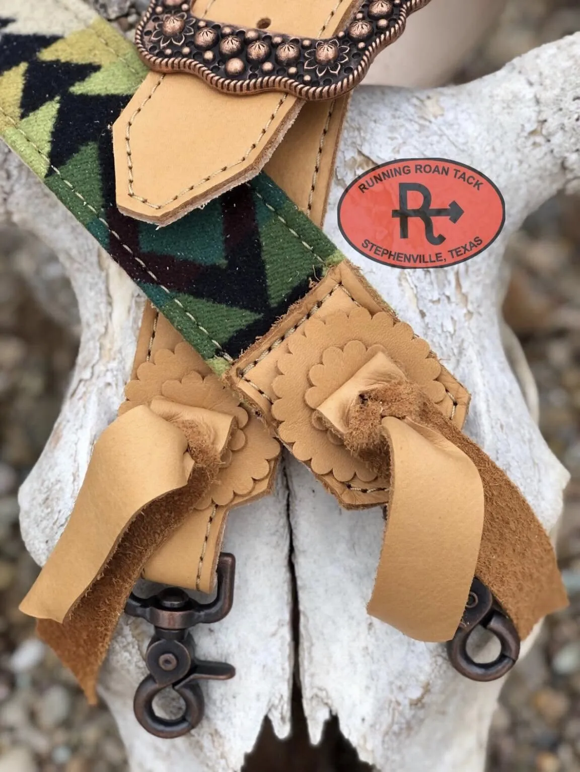 2" Wide Adjustable Buckskin Leather and Genuine Wool Cross Body or Shoulder Strap for Handbag, Rope Can, Computer Bag, Camera Bag, etc