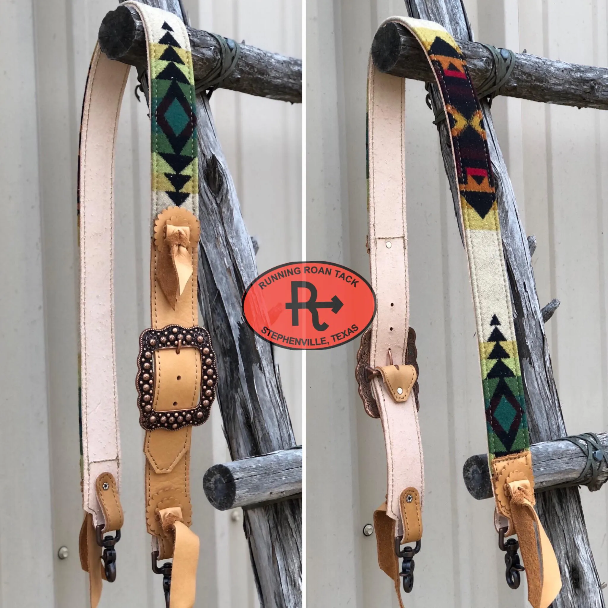 2" Wide Adjustable Buckskin Leather and Genuine Wool Cross Body or Shoulder Strap for Handbag, Rope Can, Computer Bag, Camera Bag, etc