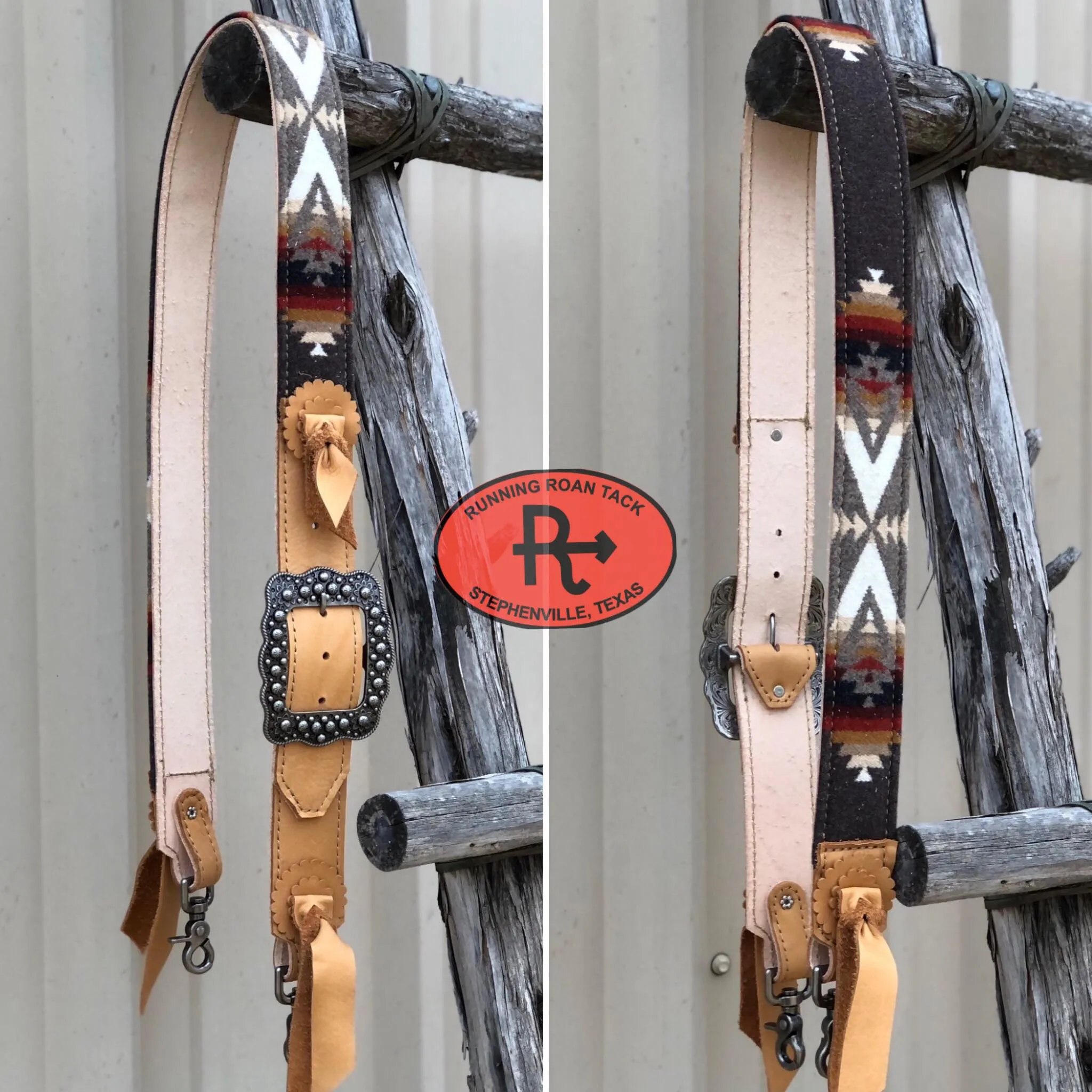 2" Wide Adjustable Buckskin Leather and Pacific Crest Wool Cross Body or Shoulder Strap for Handbag, Rope Can, Computer Bag, Camera Bag, etc