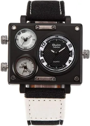 3595 Men's Watches Top Luxury Brand Unique Designer Fashion Leather Strap Japan Movt Quartz Watches
