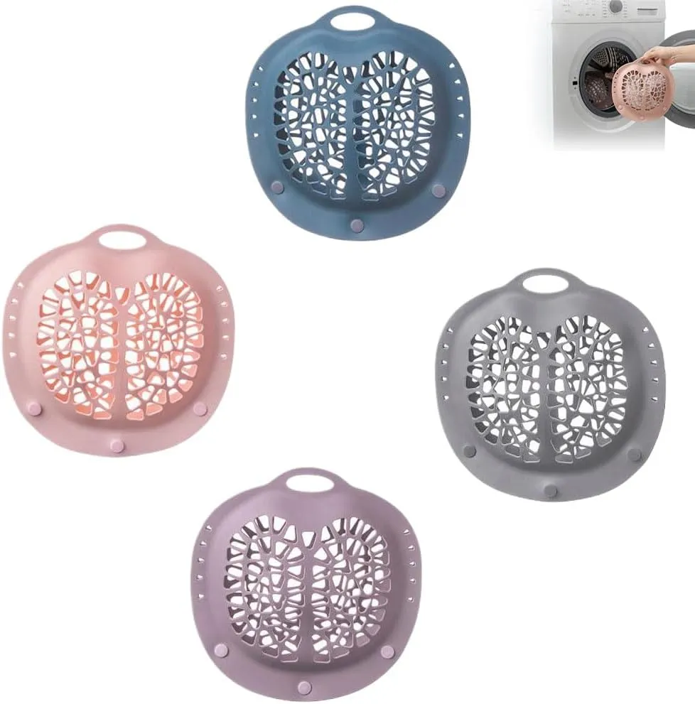 4PCS Silicone Bra Washing Bag for Laundry,Bra Washer Protector for Washing Machine Mini Laundry Bag Silicone Lingerie Bags for Bras, Sports Bras, Sexy Bras