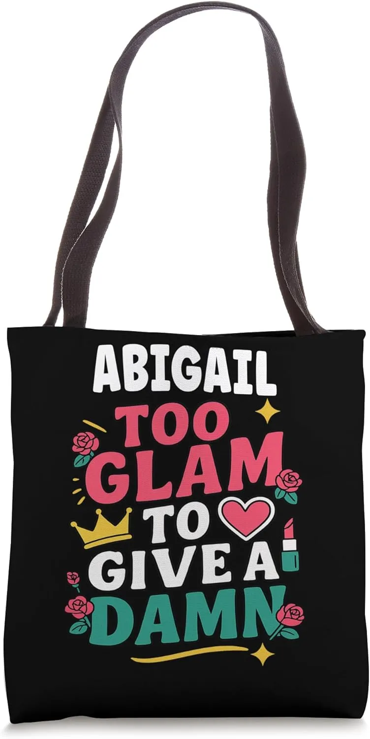 ABIGAIL Personalized Women's Gift Custom ABIGAIL Tote Bag
