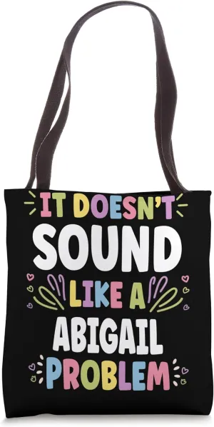 ABIGAIL Personalized Women's Gift Custom ABIGAIL Tote Bag