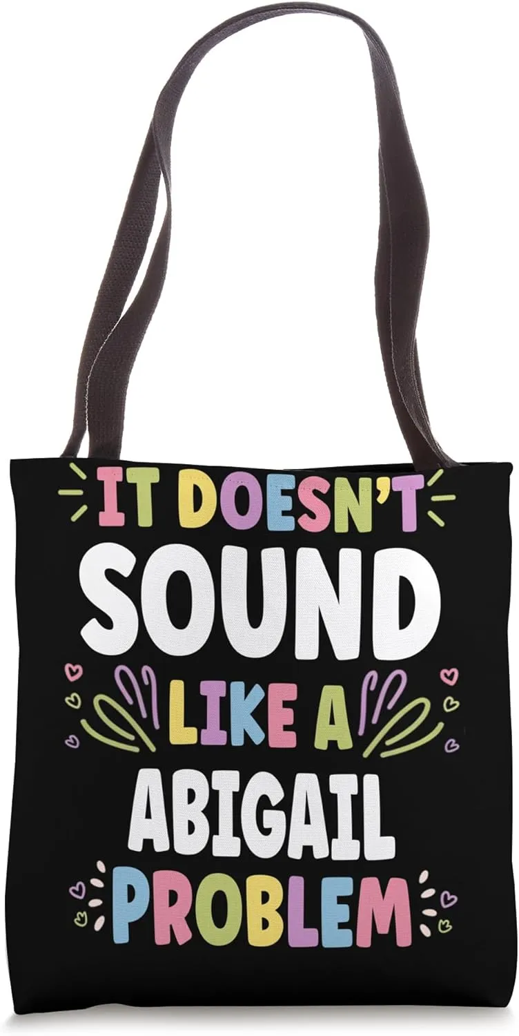 ABIGAIL Personalized Women's Gift Custom ABIGAIL Tote Bag