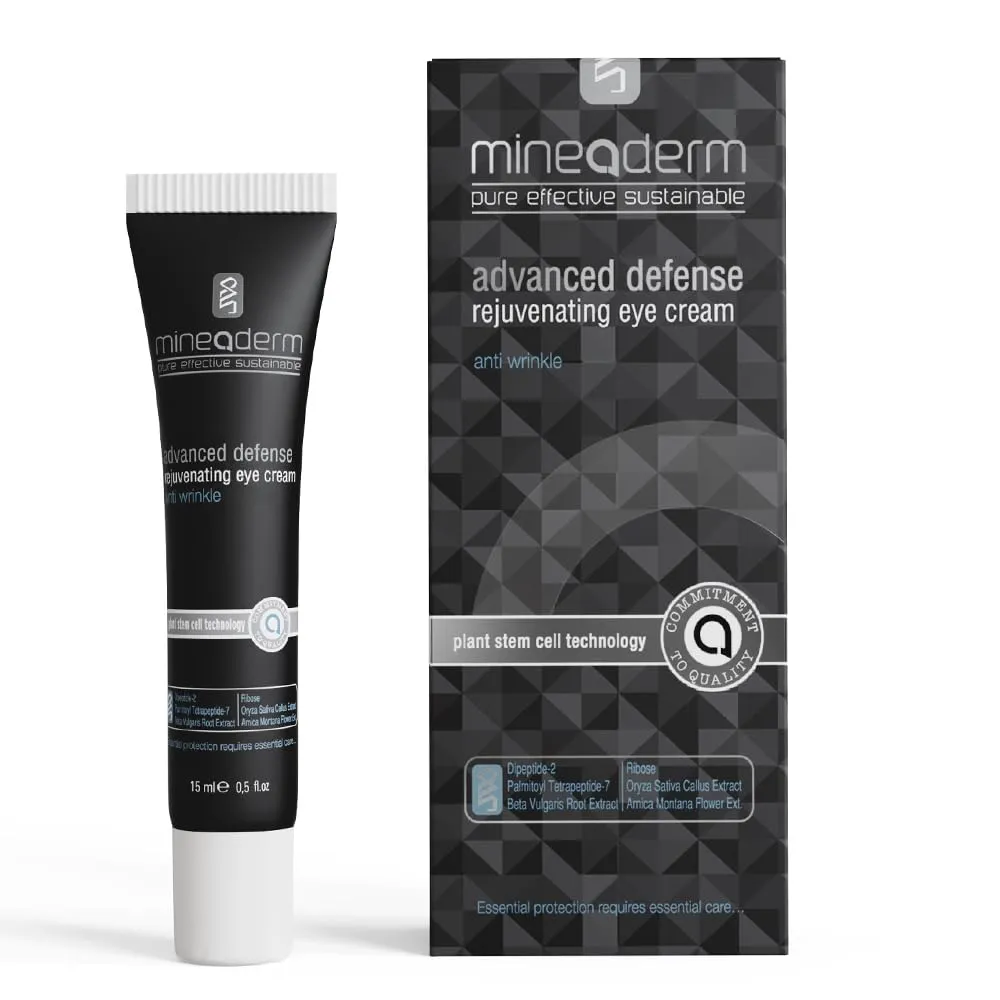 Advanced Rejuvenating Eye Cream for Dark Circles and Puffiness – Anti-Aging Eye Treatment with Peptides Stem Cells and Shea Butter – Firms Smooths and Hydrates Under Eye Area