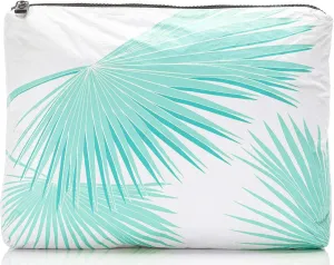 ALOHA Collection Mid Pouch, Lightweight, Packable, & Splash-Proof Pouch for Travel, Makeup, Toiletries, Organization, Gym, Pool & Beach. Easy to Clean Material. (11" x 8.5")