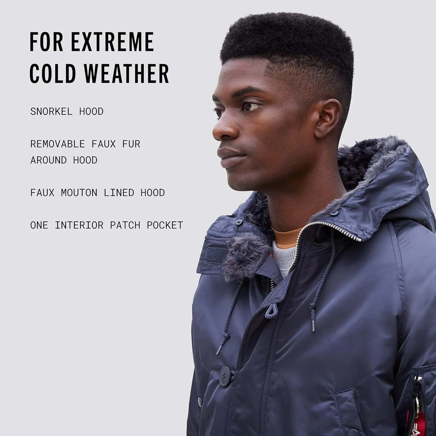 Alpha Industries Men's Slim Fit N-3b Parka