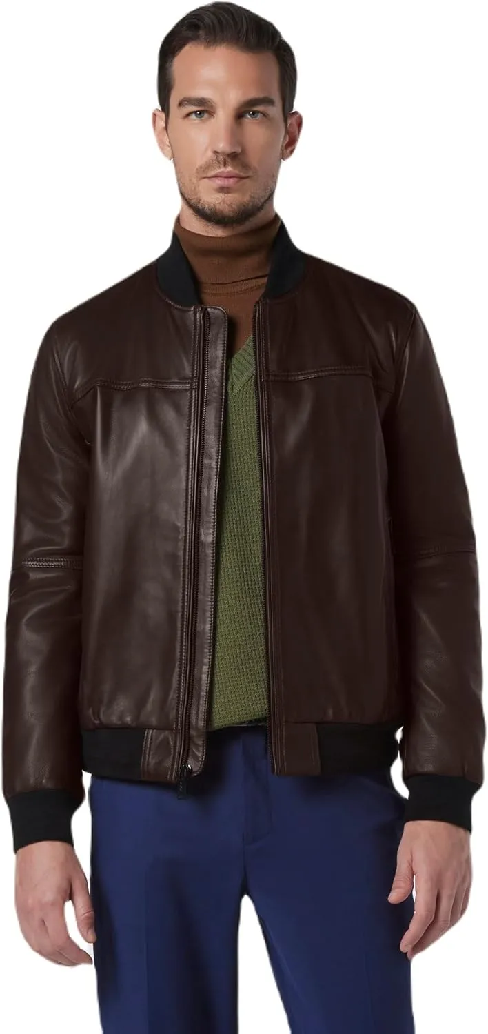 Andrew Marc Men's Leather Jacket
