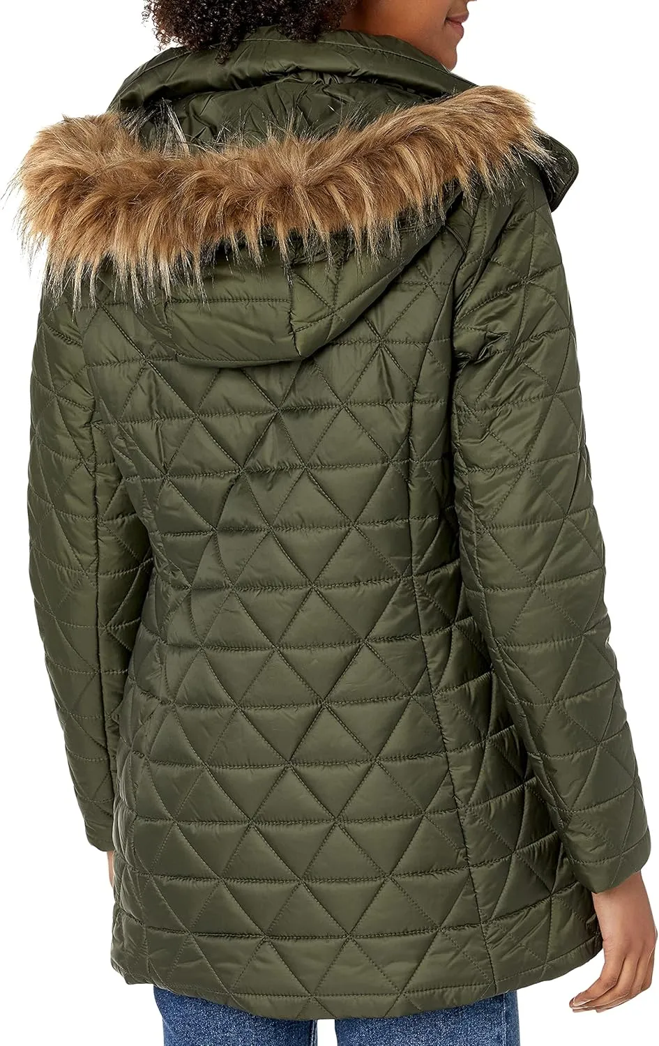 Andrew Marc Women's Cypress Quilted Polyfill Puffer Coat
