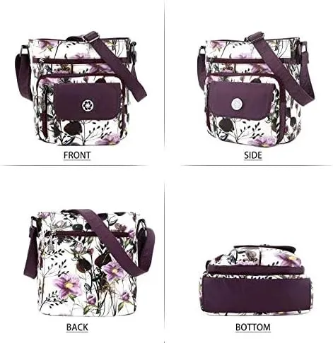 Angel Kiss Crossbody Bags Faux Vegan Leather Shoulder Bags for Women Small Handbag with Adjustable Strap