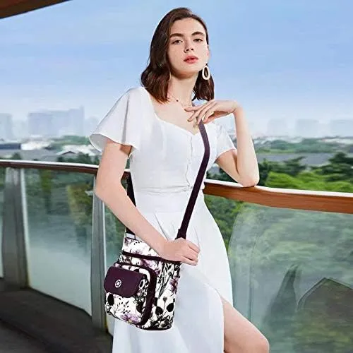 Angel Kiss Crossbody Bags Faux Vegan Leather Shoulder Bags for Women Small Handbag with Adjustable Strap