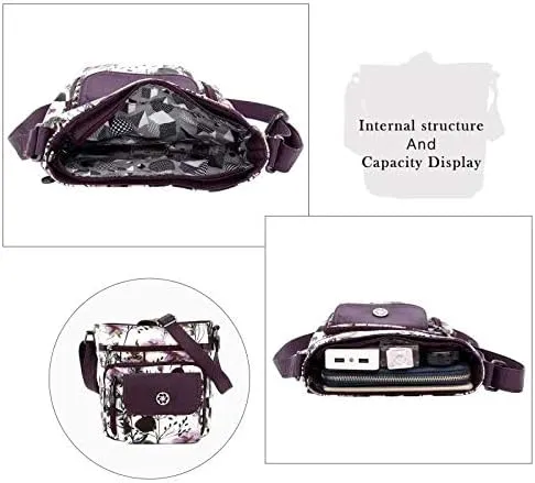 Angel Kiss Crossbody Bags Faux Vegan Leather Shoulder Bags for Women Small Handbag with Adjustable Strap