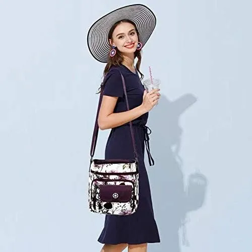 Angel Kiss Crossbody Bags Faux Vegan Leather Shoulder Bags for Women Small Handbag with Adjustable Strap