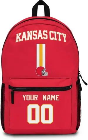 ANTKING Kansas Backpacks Travel Bags Custom Any Name Number for Men Women Gifts