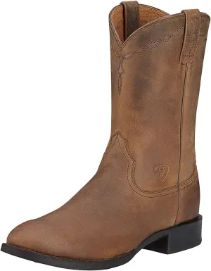 Ariat Heritage Roper Western Boots- Men’s Traditional Leather Country Boot