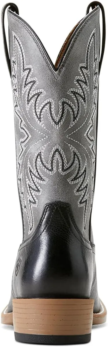 ARIAT Men`s Renegade Black Night 12In Titanium Top Cowboy Boot