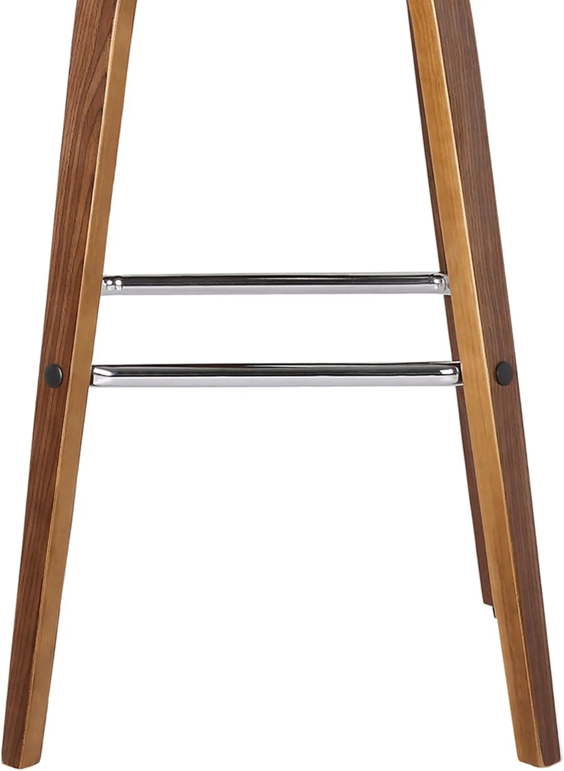 Armen Living Vienna Bar Height Bar Stool Kitchen and Dining, 30" Cream/Walnut, More color/size option