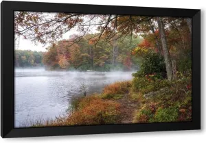 ArtDirect Lake Walk II Custom Framed Art Print Giclee Print or Canvas Options with Various Sizes and Customization by Head, Danny