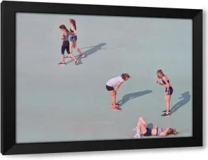 ArtDirect Out of stamina Custom Framed Art Print Giclee Print or Canvas Options with Various Sizes and Customization by Stefanel, Nicolae
