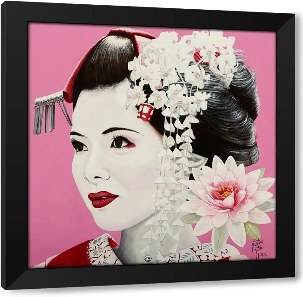 ArtDirect Shorai Wanai Custom Framed Art Print Giclee Print or Canvas Options with Various Sizes and Customization by Beijer, Christian
