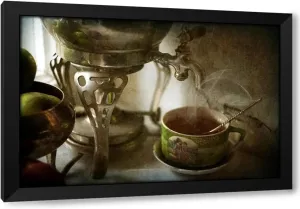 ArtDirect Tea Custom Framed Art Print Giclee Print or Canvas Options with Various Sizes and Customization by Tokarev, Igor