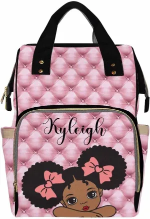 Artsadd Personalized Diaper Bag with Name - Custom Name Backpack for Kids Boys Girls School Bag - Personalized Monogrammed Travel Backpack Daypack Handbag Shoulder Bag for Unisex Hiking Camping Work