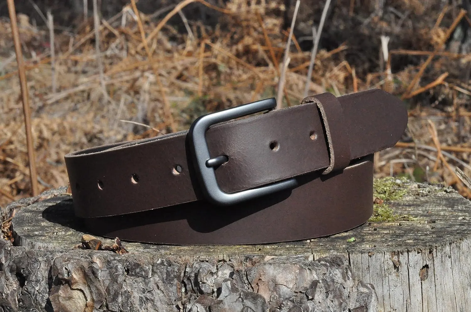 Ashford Ridge 34mm (1.25") Full Hide Leather Belt - Made in England