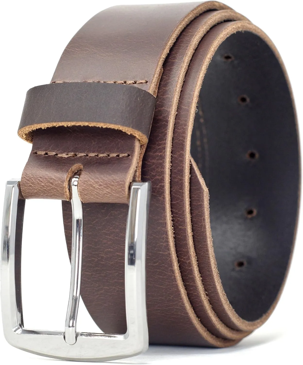 Ashford Ridge Made in England 40mm Full Grain Leather Belt with Classic Buckle