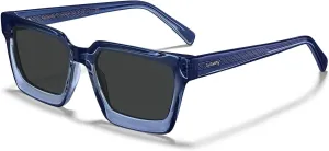 AVAWAY Unisex Square Acetate Polarized Sunglasses Women Men UV400 Retro Sun Glasses for Driving/Fishing/Daily Wear