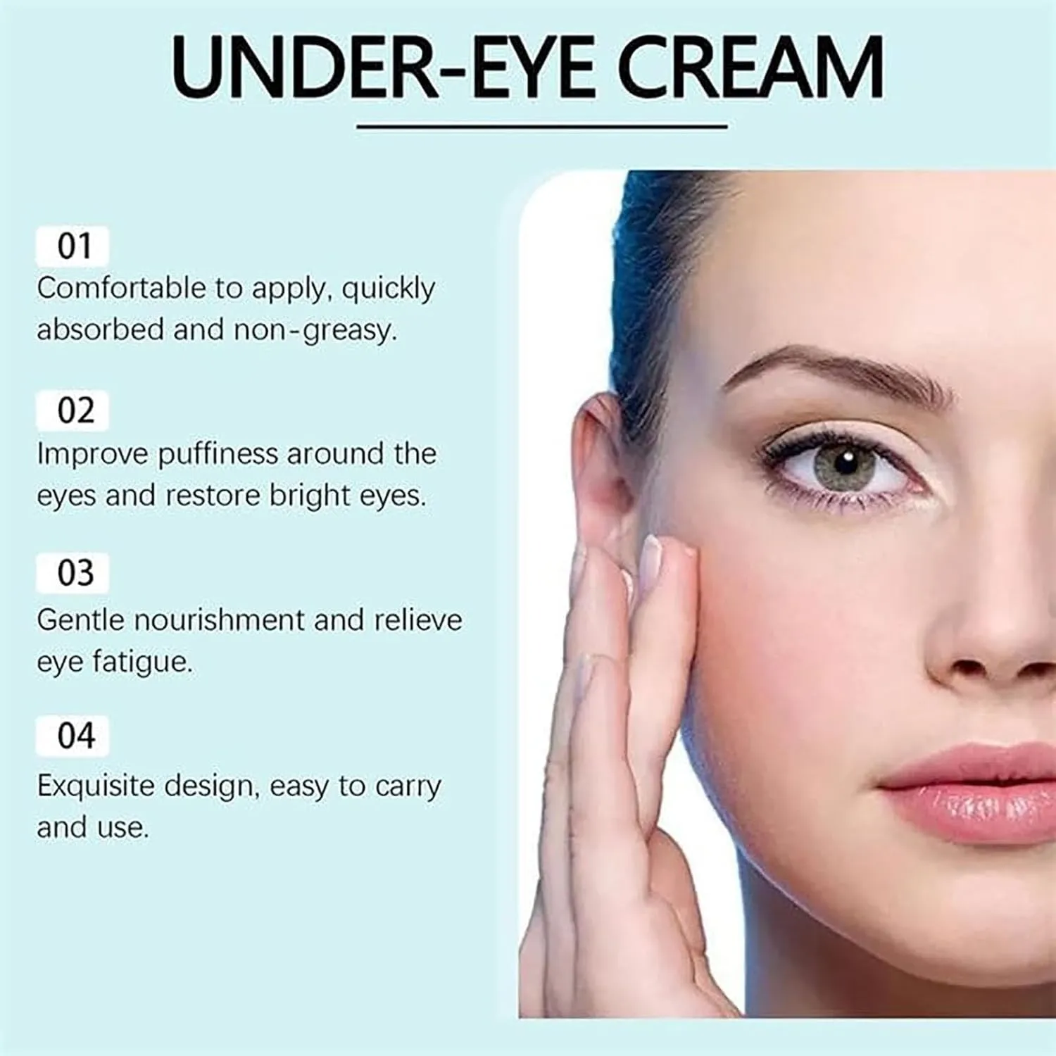 Ay-va Fill   Fix Under-Eye Cream,AyvaBeauty,AyvaBeauty Miracle Eye Cream,Miracle Under Eye Bags Shrink Cream,Lift, Bright, Youthful, See Results Immediately (1PCS)
