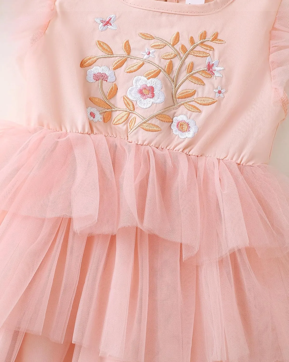 Baby Girl Dress Infant Summer Outfits Toddler Sleeveless Tulle Dress Wedding Flower Birthday Dresses for Girls