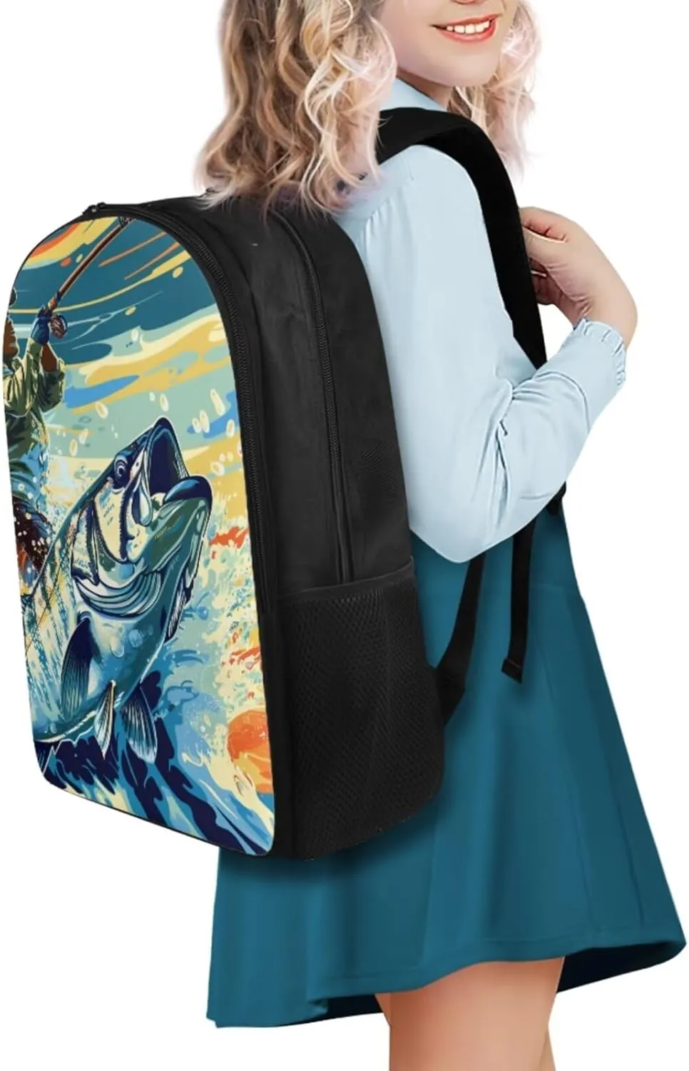 Backpack Lunchbox Combo for Boys Large Capacity Waterproof Lunch Box for Boy Tote Bag and Mini Pencil Case for Office Work Travel Business Outdoor