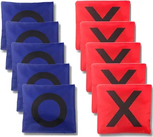 Bean Bag Toss Games for Family, Kanosan Outside Field Day Birthday Party Backyard Family Reunion Carnival Yard Lawn Easter Fall Festival Beach Fun Games 10PCS