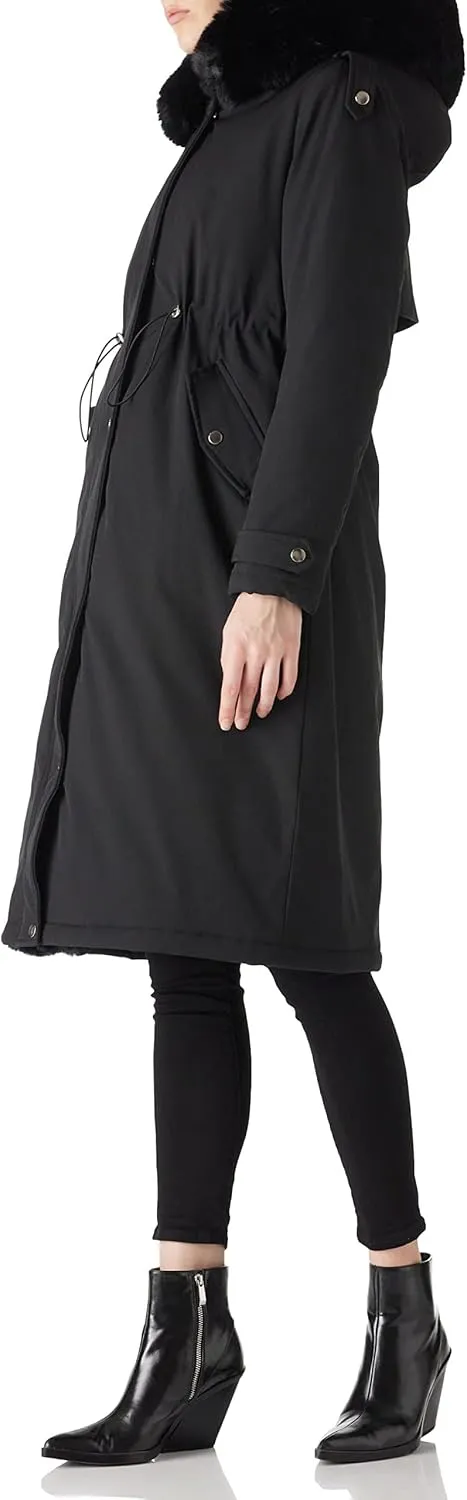 Bellivera Women's Puffer Jacket Lightweight Quilted Hooded Long Down Alternative Coat with Belt