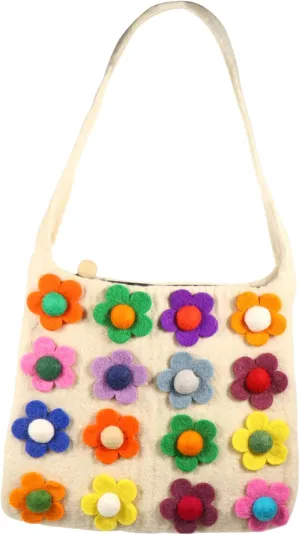 BESPORTBLE Felt Tote Fashionable Outdoor Phone Umbrella Purse Storage Shoulder Bag for Women for Daily Handbags
