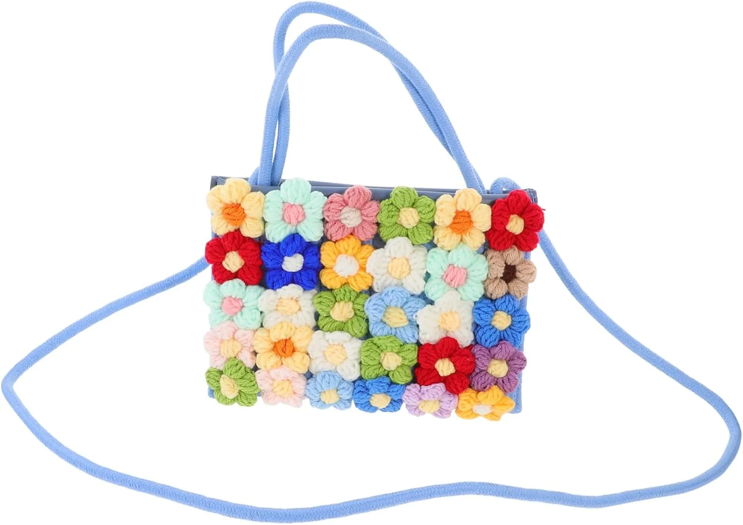 BESPORTBLE Luxury Felt Handbag Floral Pattern Tote Bag Large Capacity Handbag for Women Sturdy and Fashion Easy to Carry and Store
