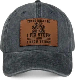 Birthday Gift for Old Men,Mens Birthday Gift Ideas for Him Husband,Dad Birthday Fathers Day I fix Stuff Hat