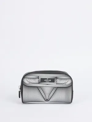 Black and White Kyros Optical Pouch Bag