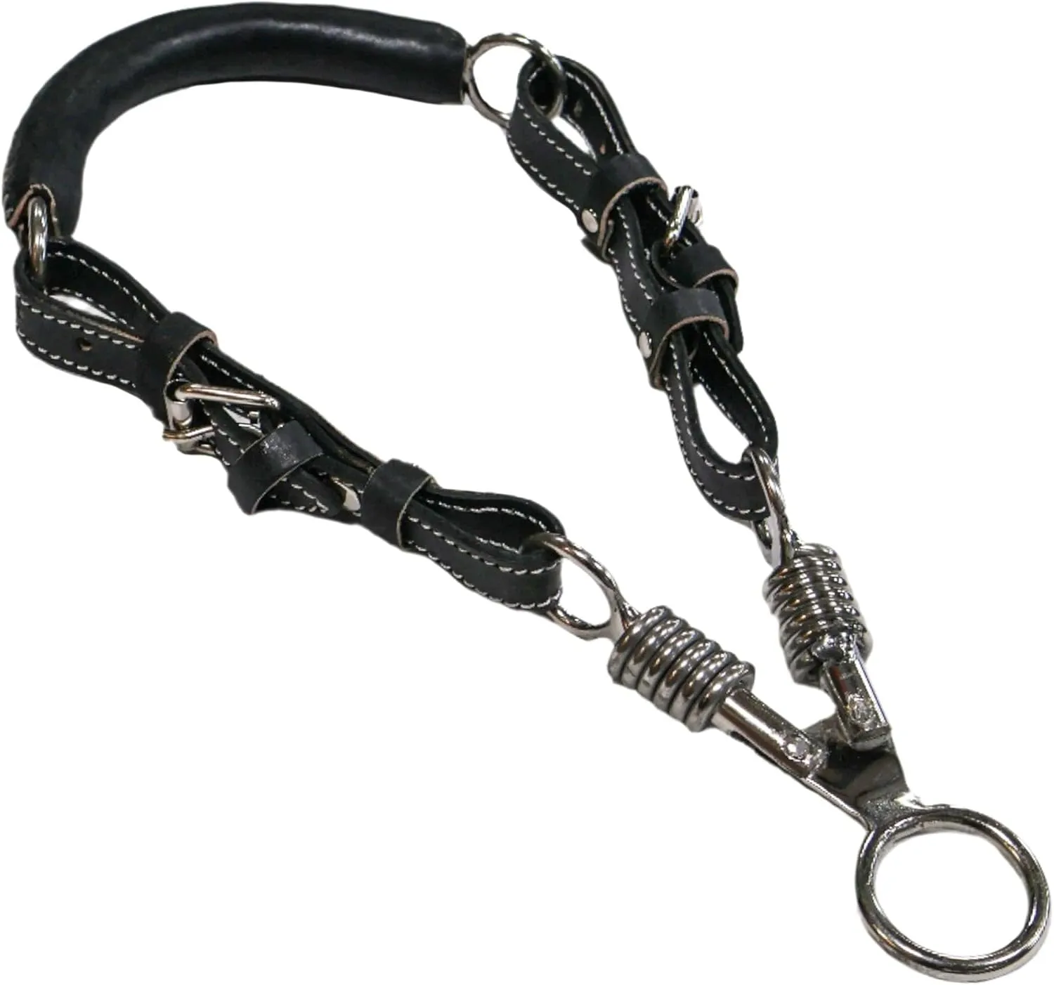 Black Charro Bosal De Tijeras Scissor Leather