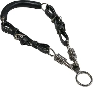 Black Charro Bosal De Tijeras Scissor Leather