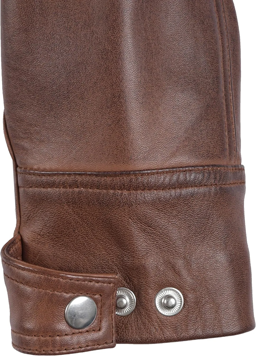 Blingsoul Leather Jacket Women - Quilted Cafe Racer Style Womens Leather Jackets