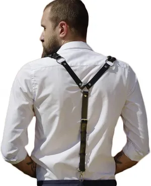 Bondage Harness Man Sword Belt Gothic Chest Lingerie Leather Vest Body Strap