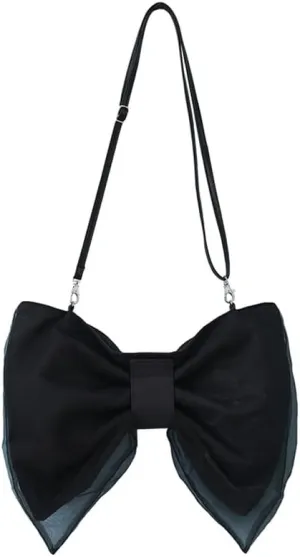 Bow Shoulder Bag for Women Cute Bow Purse Bowknot Handbag Crossbody Bag Aesthetic Y2k Accessories