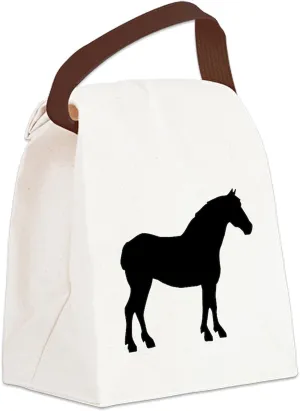 CafePress Draft Horse Canvas Lunch Bag with Strap Handle