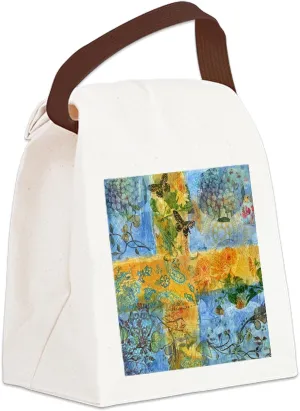 CafePress Flag Of Sweden Canvas Lunch Bag with Strap Handle