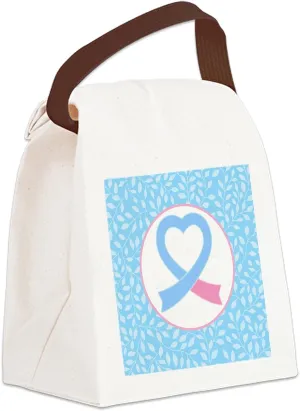 CafePress Infertility Or Pregnancy Loss Canvas Lunch Bag with Strap Handle