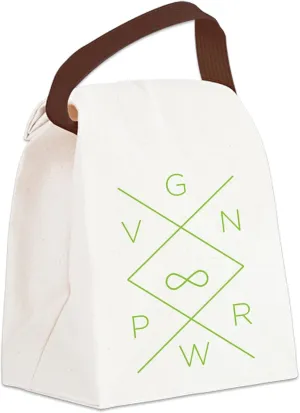 CafePress Veganismus Vegan Diet Vegetarian Canvas Lunch Bag with Strap Handle